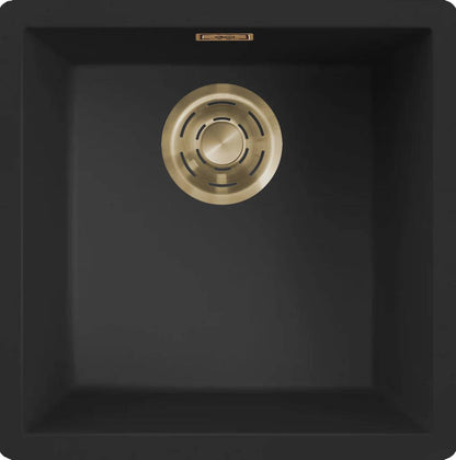 ELLECI - Mosogatótálca Zen 102 K86 Black arany tartozékokkal
