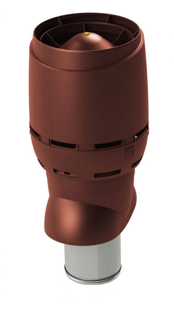 VILPE 250P/IS/500 FLOW XL tetőszellőző, vörös