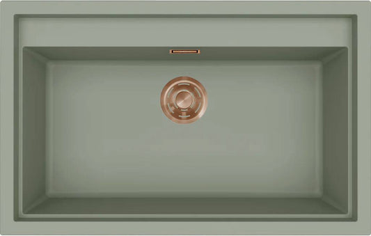 ELLECI - Mosogatótálca Sintesi 130 K82 Sage bronz tartozékokkal