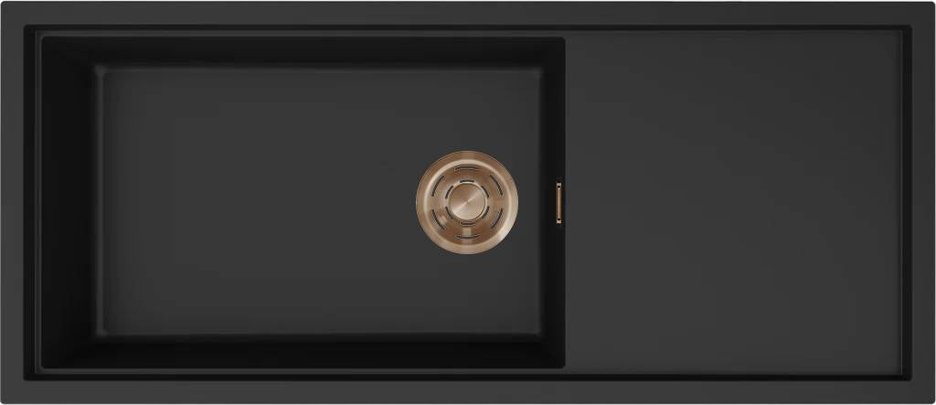 ELLECI - Mosogatótálca Sintesi 510 K86 Black bronz tartozékokkal