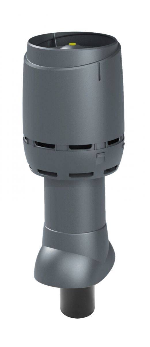 VILPE 110P/IS/350 FLOW tetőszellőző, szürke