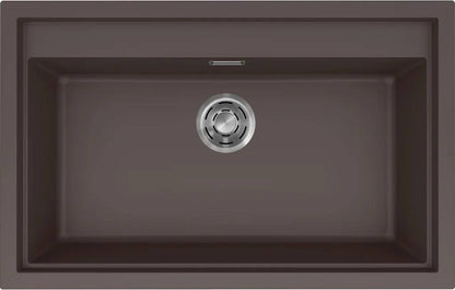 ELLECI - Mosogatótálca Sintesi 130 K87 Cocoa inox tartozékokkal