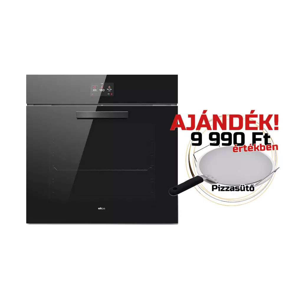 ELICA - Beépíthető sütő VIRTUS MULTI 60 TFT BL + Ajándék Pizzaszett