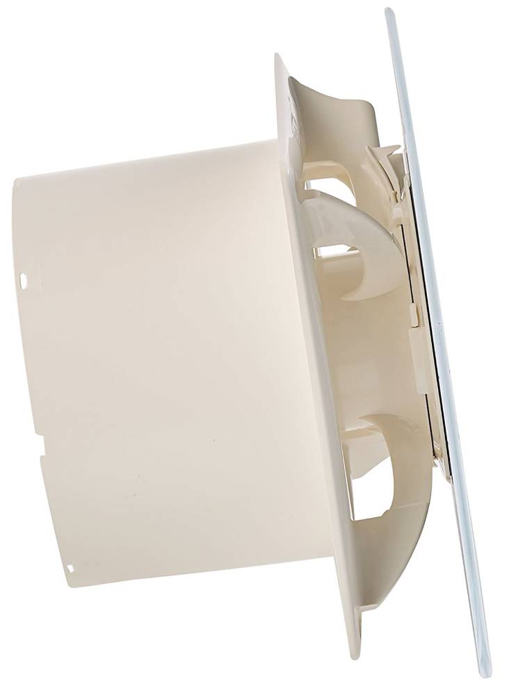 Cata E-150GTH ventilátor üveg előlappal, utószellőztető, alapszellőztető és páraérzékelő funkcióval, fehér