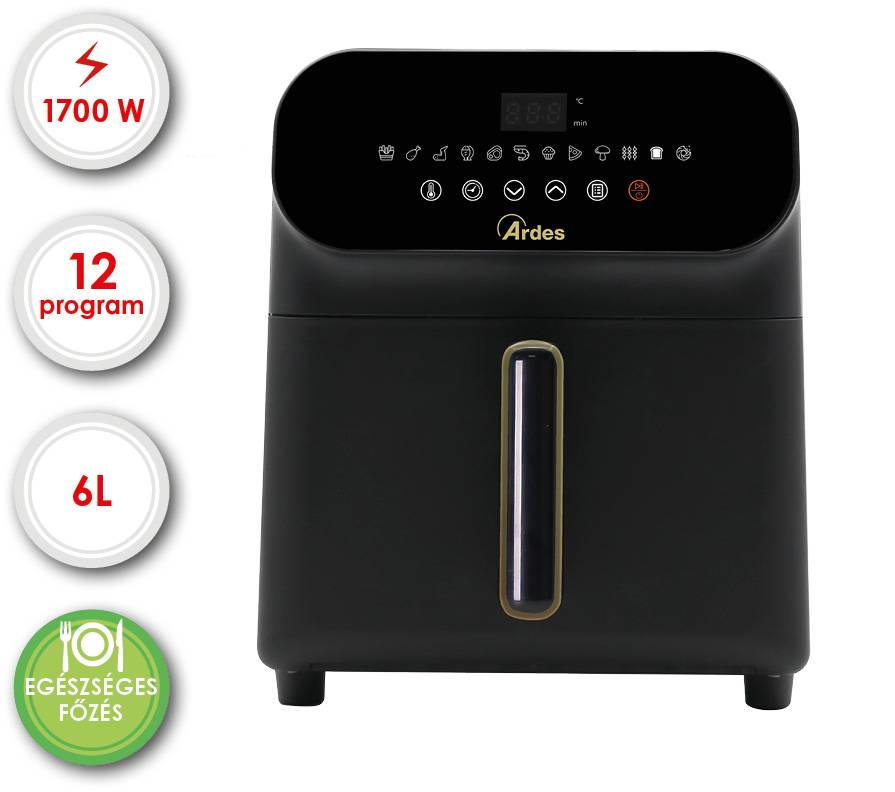 ARDES ARFRYA04 6 literes Air Fryer forrólevegős sütő