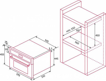 NODOR - Beépíthető gőzsütő NorChef SO-4800 SW