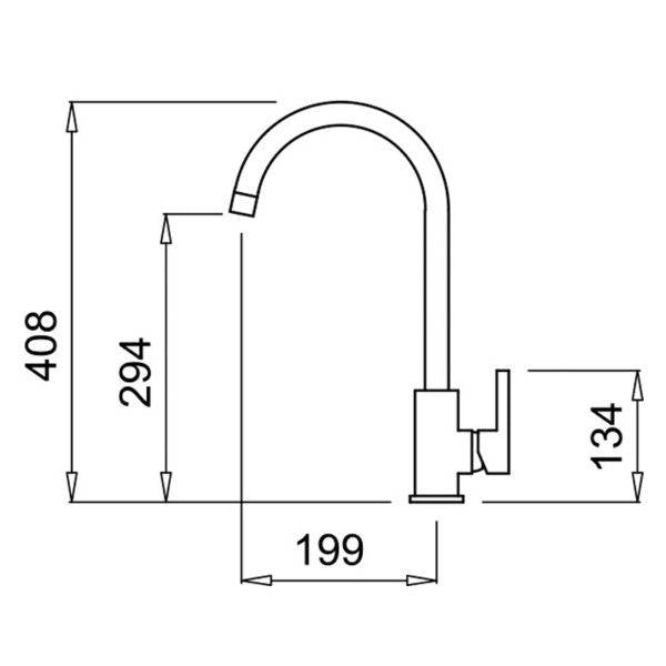 ELLECI - Csaptelep CADDY (C01) G48 cemento