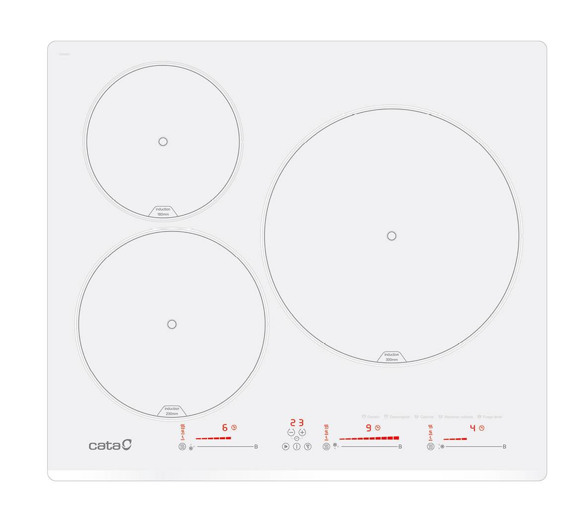 CATA - Beépíthető indukciós főzőlap INSB-6003 E2 WH fehér