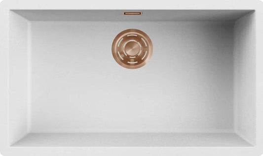 ELLECI - Mosogatótálca Zen 130 K96 White bronz tartozékokkal