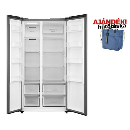 NODOR - Hűtőszekrény side by side NorFrost INFINITY 178-TNF SS + Ajándék hűtőtáska