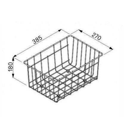 ELLECI - ACI01307 Edényszárító kosár fém univerzális - Kifutó termék!