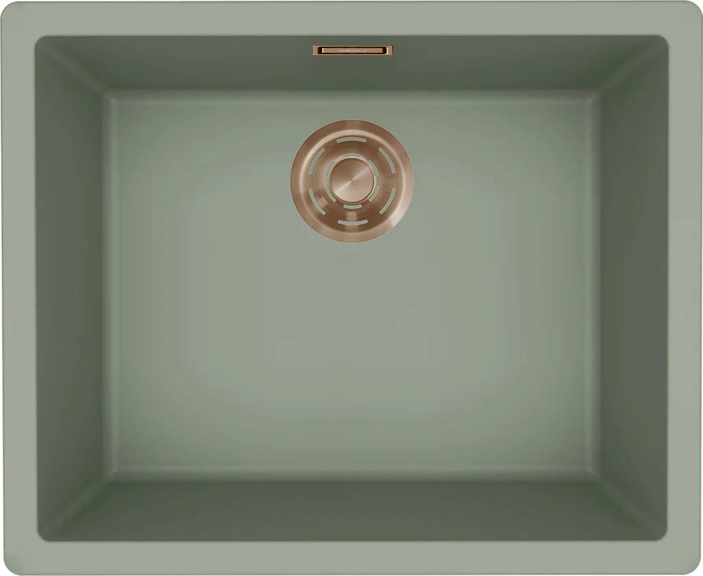 ELLECI - Mosogatótálca Zen-F 105 K82 Sage bronz tartozékokkal