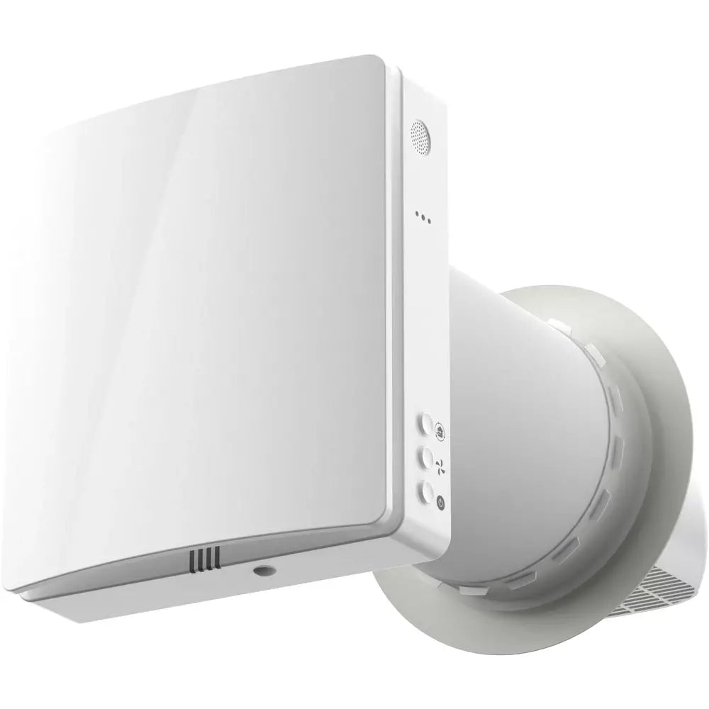 HOLTOP/AIRWOODS AV-TTW5-W egyhelyiséges hővisszanyerős szellőztető automata zsaluval, WiFi csatlakozással, páraérzékelő szenzorral, pollenszűrővel
