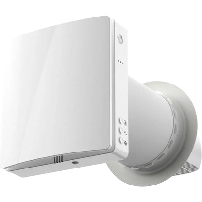 HOLTOP/AIRWOODS AV-TTW5-W egyhelyiséges hővisszanyerős szellőztető automata zsaluval, WiFi csatlakozással, páraérzékelő szenzorral, pollenszűrővel
