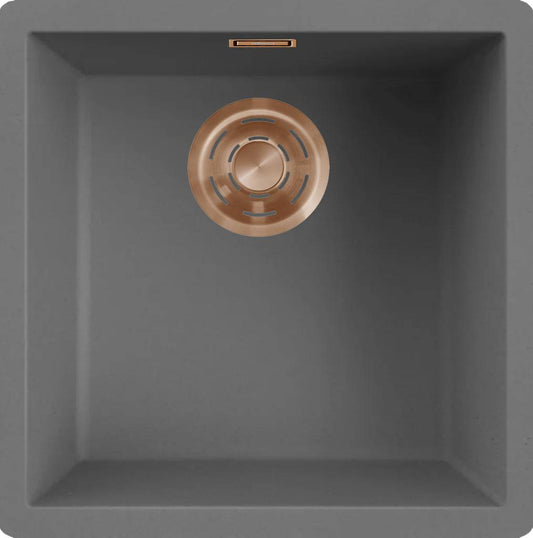 ELLECI - Mosogatótálca Zen-F 102 K99 Concrete bronz tartozékokkal