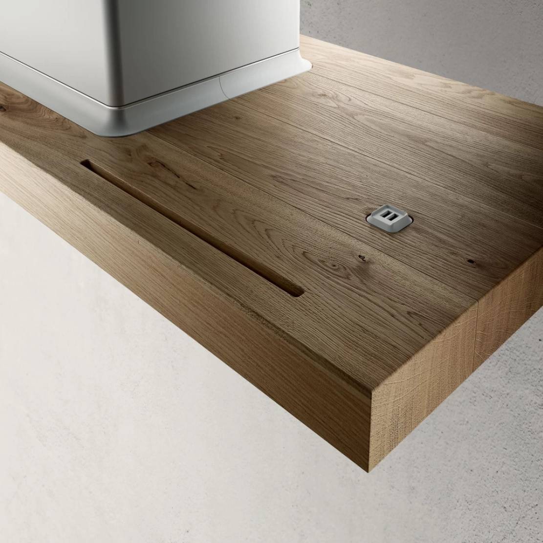 Elica - Páraelszívó BIO ISLAND WH/A/120 ROVERE alu zsírfilter