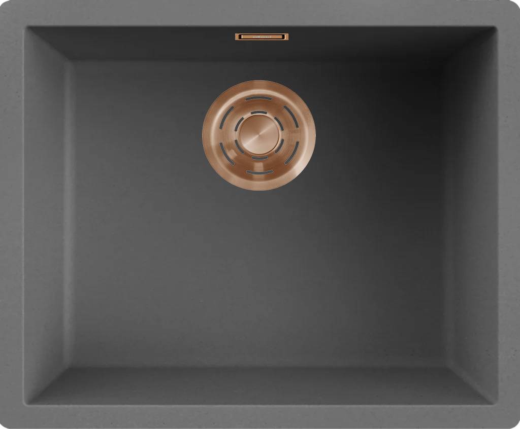 ELLECI - Mosogatótálca Zen-F 105 K99 Concrete bronz tartozékokkal