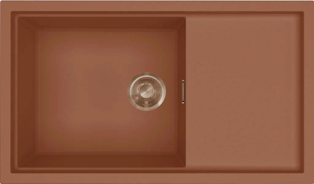 ELLECI - Mosogatótálca Sintesi 410 K83 Clay bronz tartozékokkal
