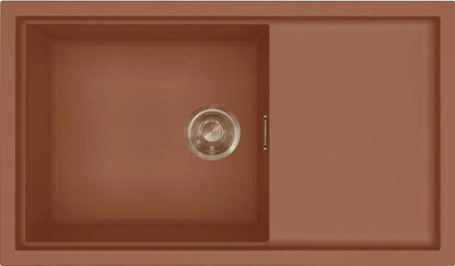 ELLECI - Mosogatótálca Sintesi 410 K83 Clay bronz tartozékokkal