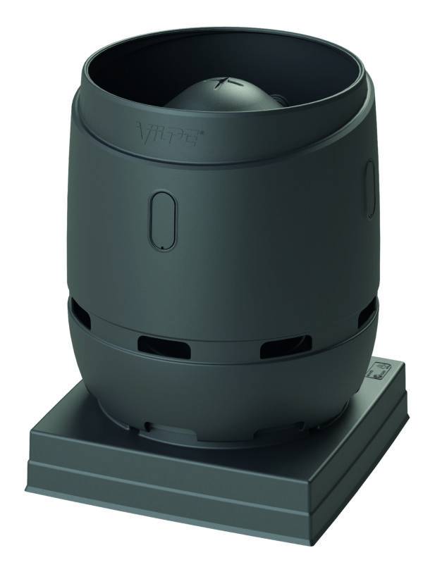 VILPE 400S FLOW XL tetőszellőző, fekete