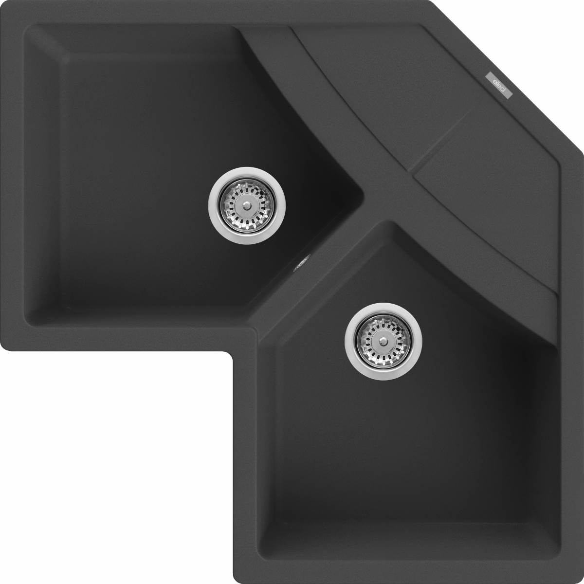 ELLECI - Mosogatótálca Unico CORNER sarok G59 Antracite