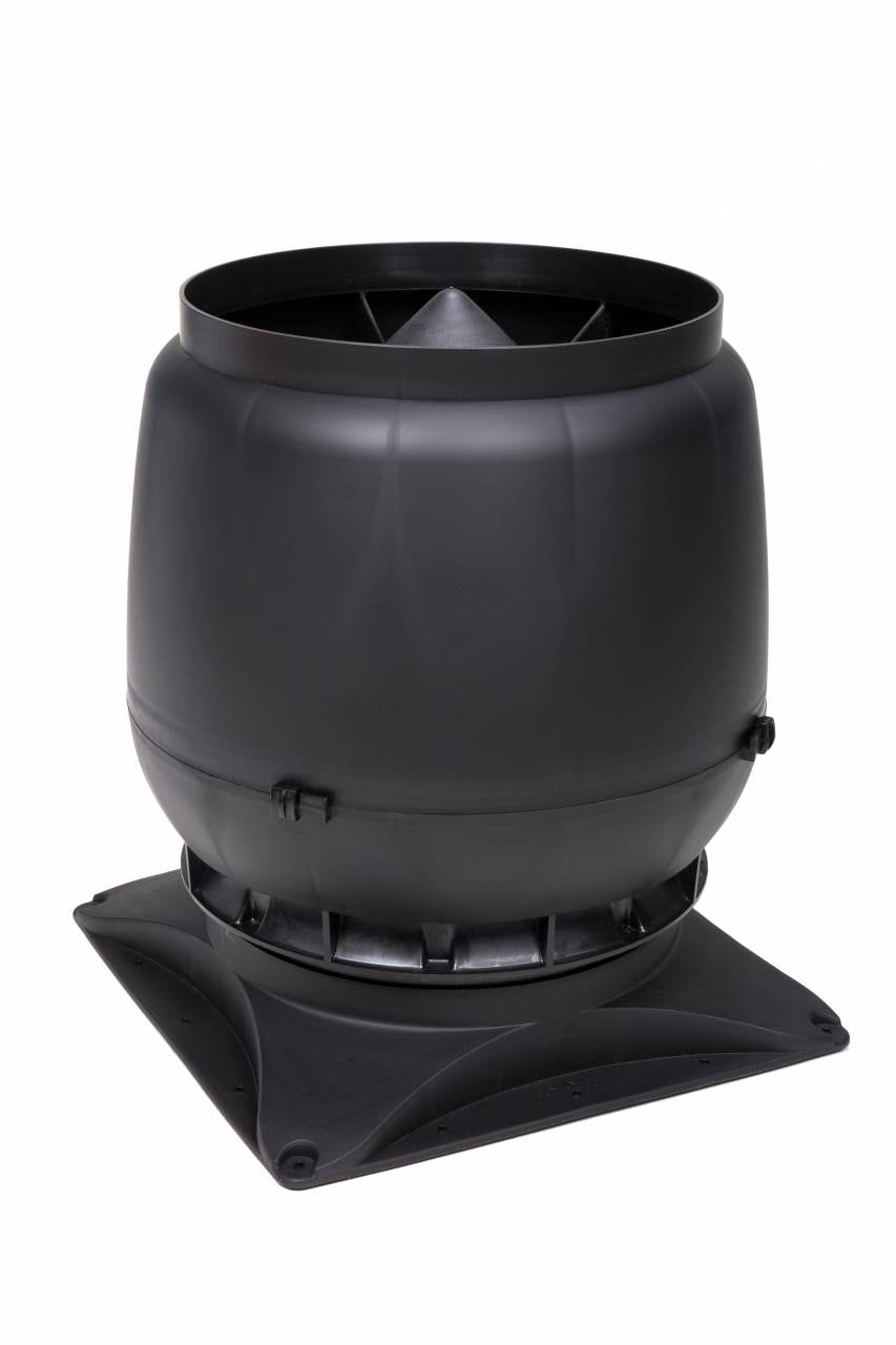 VILPE 250S 400x400-as tetőszellőző, fekete - A készlet erejéig rendelhető!