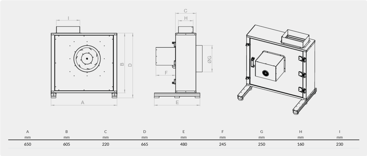 BVN - Ventilátor BKEF 315M