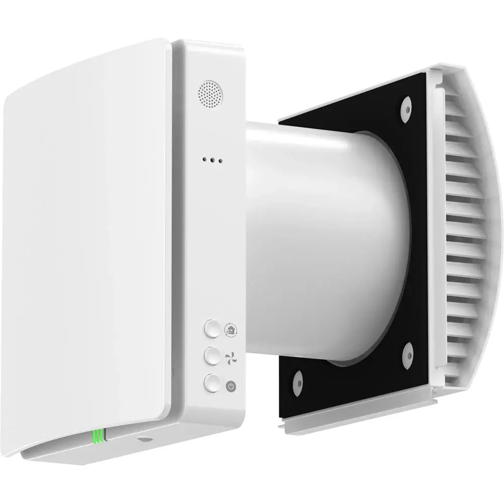 HOLTOP/AIRWOODS - AV-TTW5-W NCIE15CO2 egyhelyiséges hővisszanyerős szellőztető automata zsaluval, WiFi-vel, CO2 érzékelővel, 15 - 25 cm falhoz