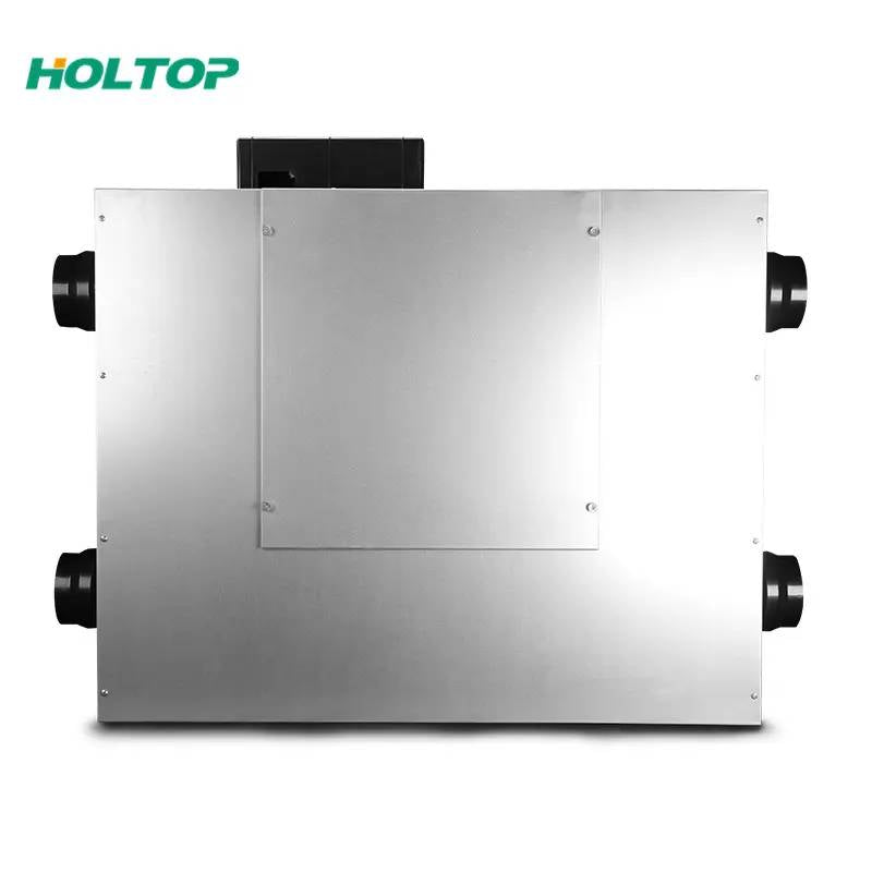 HOLTOP Eco-Smart Pro Plus XHBQ-D3.5 DMTHC központi hővisszanyerős szellőztető entalpia hőcserélővel, LCD kijelzős vezérléssel, WiFi-vel