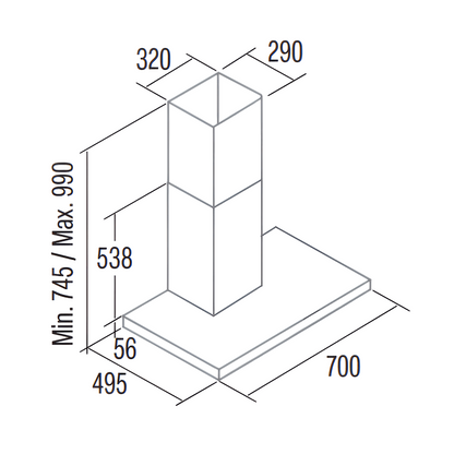 Cata - Páraelszívó Sygma 7010 X motor nélkül + MULTI Külső motor SEM1 T850