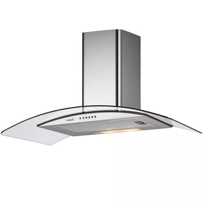 CATA - Páraelszívó C-GLASS 900 LED - Inox + Ardes fritőz 1D30