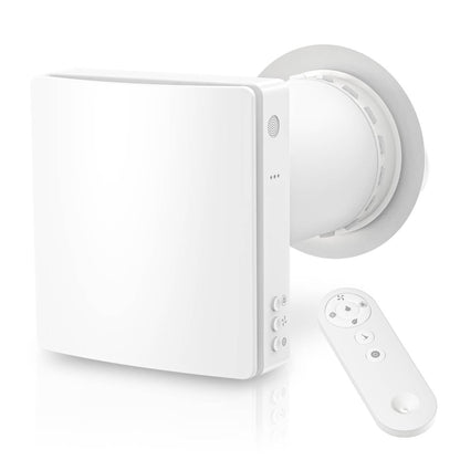 HOLTOP/AIRWOODS AV-TTW5-W egyhelyiséges hővisszanyerős szellőztető (2 db) automata zsaluval, WiFi csatlakozással, páraérzékelő szenzorral, pollenszűrővel