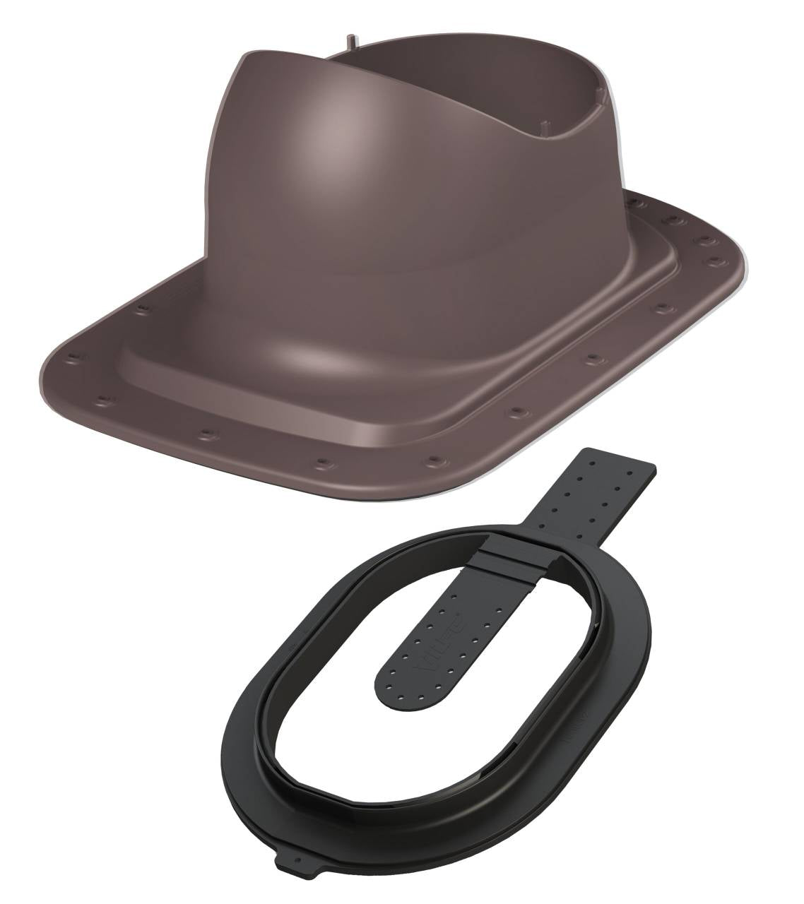 VILPE® CLASSIC LOIVA CLICK lemeztető átvezető elem, barna