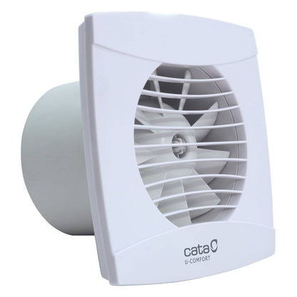 Cata UC-12 Hygro fehér ventilátor utószellőztető és páraérzékelő funkcióval, fordulatszám állítási lehetőséggel, pillangószeleppel