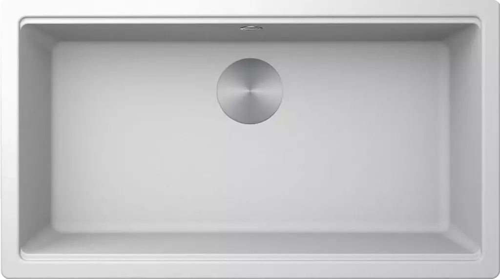 ELLECI - Mosogatótálca Time 130 UM G68 Bianco munkalap alá szerelhető