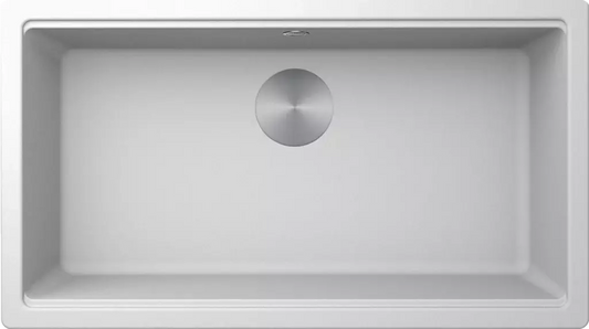 ELLECI - Mosogatótálca Time 130 UM G68 Bianco munkalap alá szerelhető