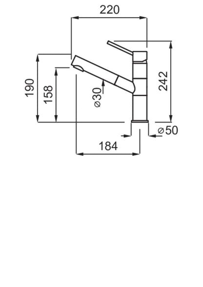 ELLECI - Csaptelep Reno G59 antracite