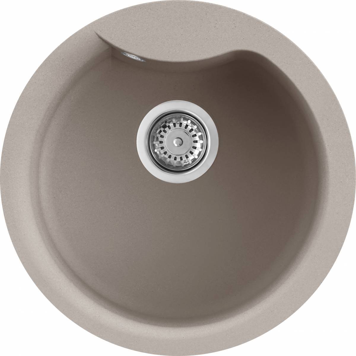 ELLECI - Mosogatótálca Ego ROUND G43 Tortora