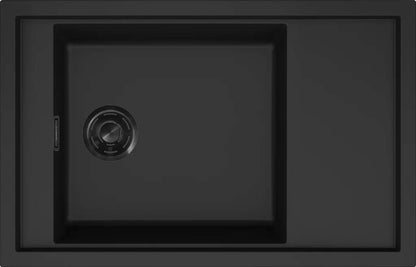 ELLECI - Mosogatótálca Sintesi 305 K86 Black fekete tartozékokkal
