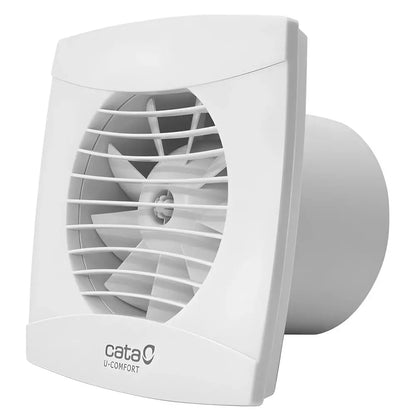 Cata UC-12 Timer fehér ventilátor utószellőztető funkcióval, pillangószeleppel