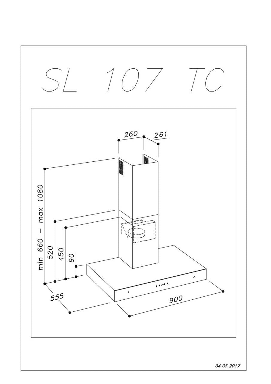 Sirius - Páraelszívó SLTC-107 TW inox