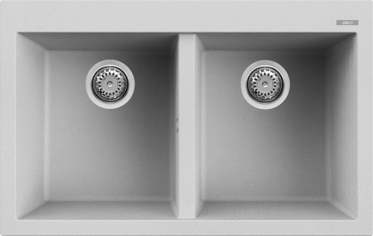 ELLECI - Mosogatótálca Quadra 350 M79 Aluminium