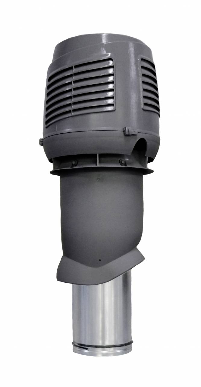 VILPE® 160/IS/500 légbevezetésre alkalmas szellőző, szürke
