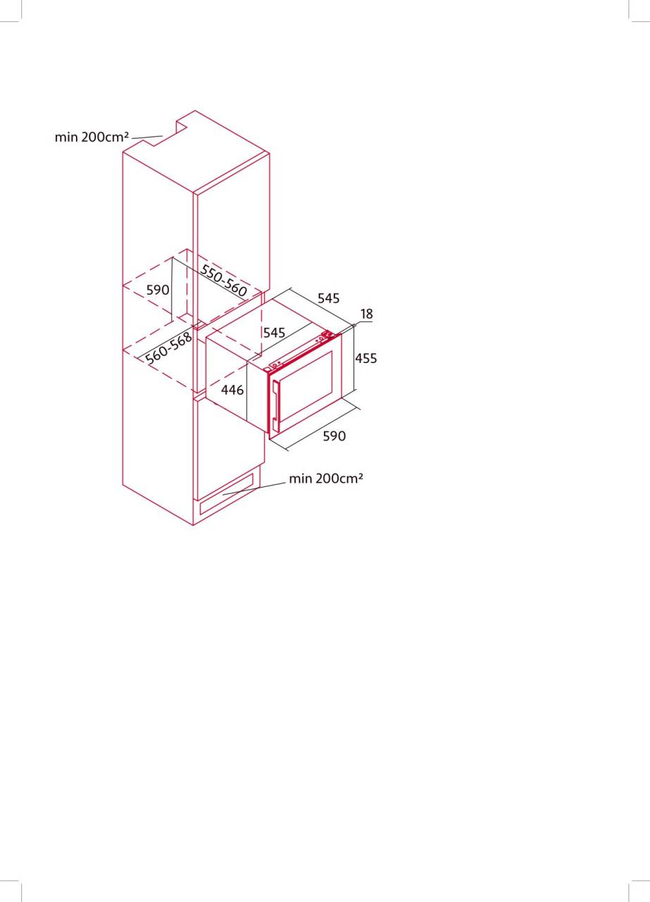 NODOR - Beépíthető borhűtő NorCare V-28 BK fekete