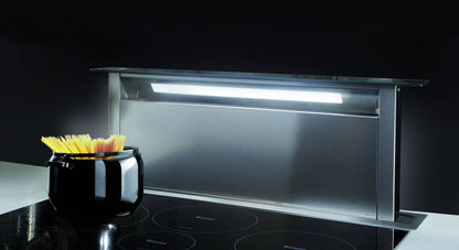 Sirius - Páraelszívó S-DD2 TC/L EM 58 LED fekete üveg/inox motor nélkül