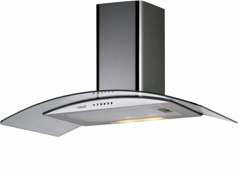 CATA - Páraelszívó C-GLASS 900 LED inox
