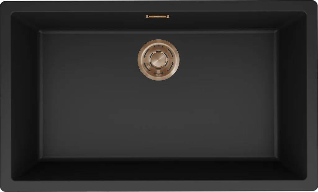 ELLECI - Mosogatótálca Zen-F 130 K86 Black bronz tartozékokkal
