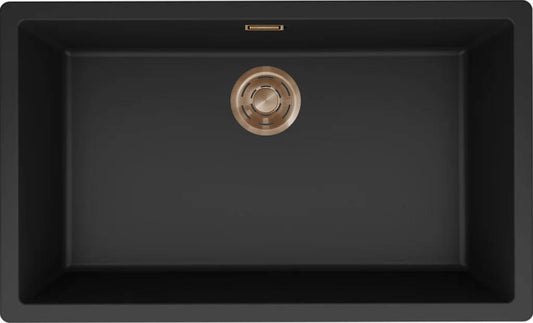 ELLECI - Mosogatótálca Zen-F 130 K86 Black bronz tartozékokkal