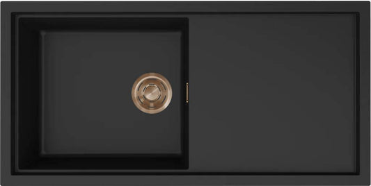 ELLECI - Mosogatótálca Sintesi 480 K86 Black bronz tartozékokkal