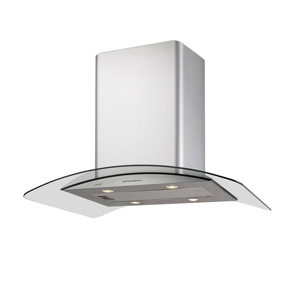 Cata - Páraelszívó ISLA GAMMA 900 X/E inox-üveg LED + Cata PROFESSIONAL edényszett - A készlet erejéig rendelhető!